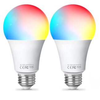 Nutikas LED-pirn E27, värvimuutev (2tk, 9W)