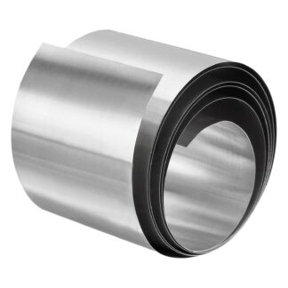 Roostevabast terasest foolium, poleeritud, hõbedane (0.2mm, 5x100cm)