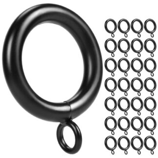 Kardinarõngad, metallist, must (29tk, 25mm)