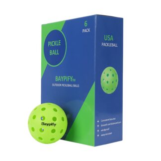 Saalihoki pallid, rohelised (6 palli, 40 ava)