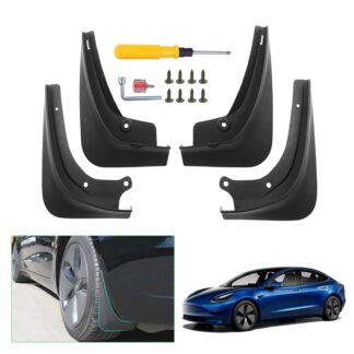 Porikaitsmed Tesla Model 3-le, mustad (4tk)