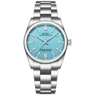 Naiste käekell, roostevaba teras, hõbedane (36mm)