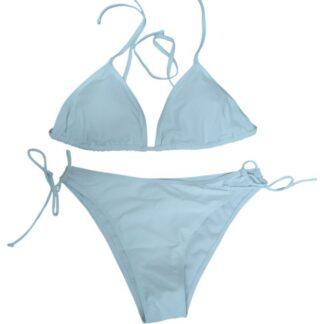 Valge kaheosaline bikiinikomplekt, suurus M
