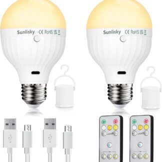 Laetav hämardatav LED-pirn puldiga (2tk)