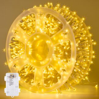 LED valguskett, soe valgus, patareidega (25m, 500 LED)