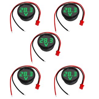 Digitaalne voltmeeter, roheline LED (5tk, 4-100V)