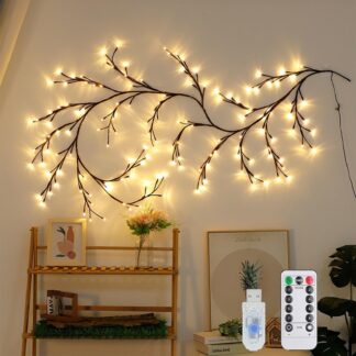 Painduv LED-valgusketiga pajuoks (96 LED, USB)