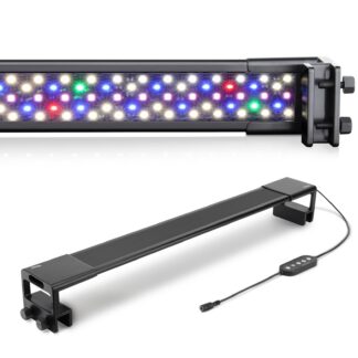 Klambriga akvaariumi LED-valgusti, taimeriga (75-82cm)