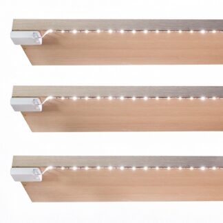 Patareitoitega LED ribavalgustid (3tk, 100cm)