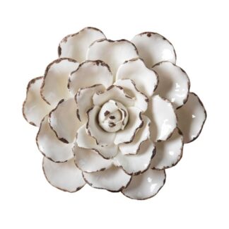 Keraamiline kaunistus Lill, valge (15cm)